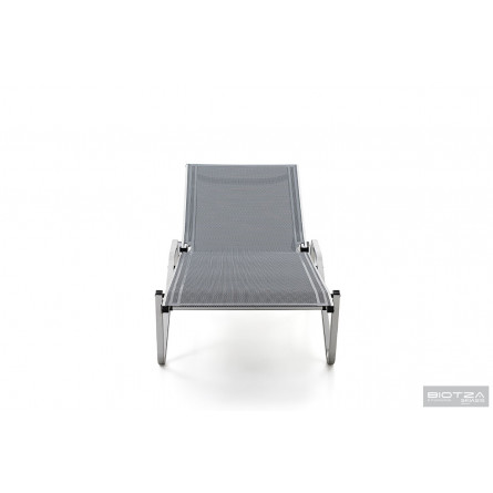 Шезлонг Hera алюминиевый, серый