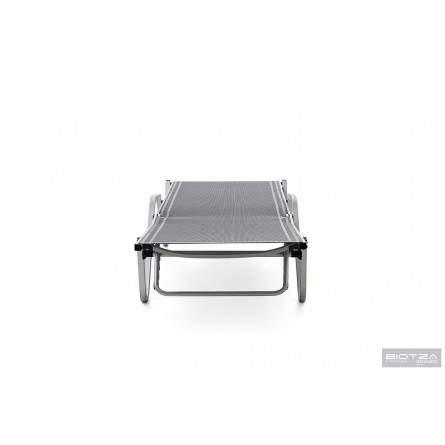 Шезлонг Hera алюминиевый, серый