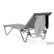 Шезлонг Hera алюминиевый, серый Шезлонг Hera алюминиевый, серый