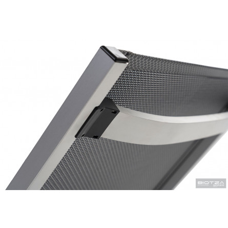 Шезлонг Hera алюминиевый, серый