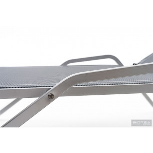 Шезлонг Hera алюминиевый, серый