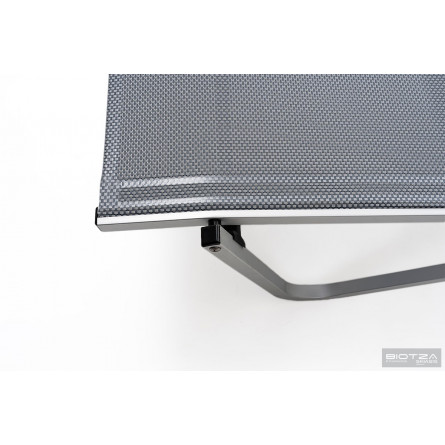 Шезлонг Hera алюминиевый, серый