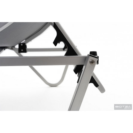 Шезлонг Hera алюминиевый, серый