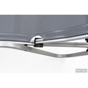 Шезлонг Hera алюминиевый, серый