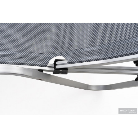 Шезлонг Hera алюминиевый, серый