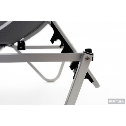 Шезлонг Hera алюминиевый, антрацит