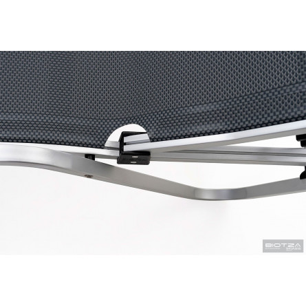 Шезлонг Hera алюминиевый, антрацит