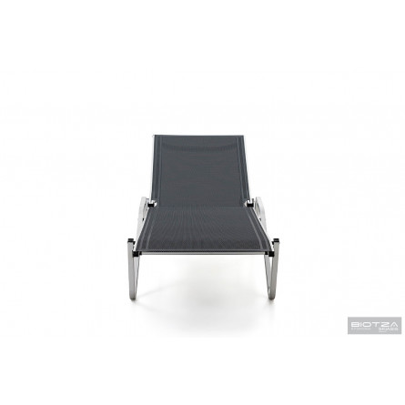 Шезлонг Hera алюминиевый, антрацит