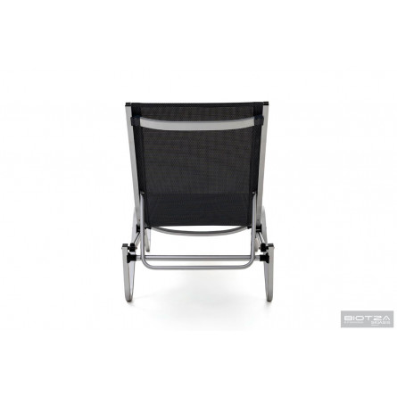 Шезлонг Hera алюминиевый, антрацит