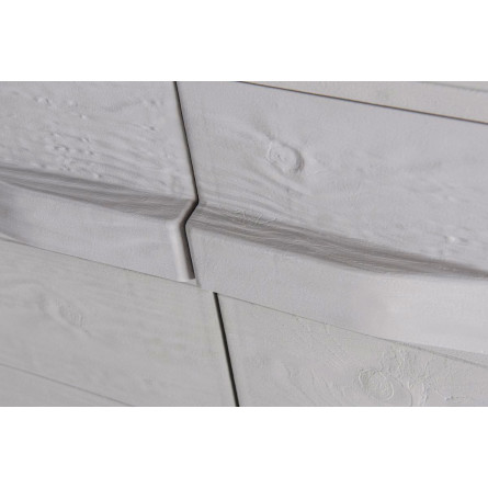 Уличный шкаф TOOMAX 2х дверный глубокий WOODY'S XL (3 полки), светло-серый