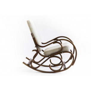 Кресло -качалка Луиза арт.GT7923 вишня слоновая кость