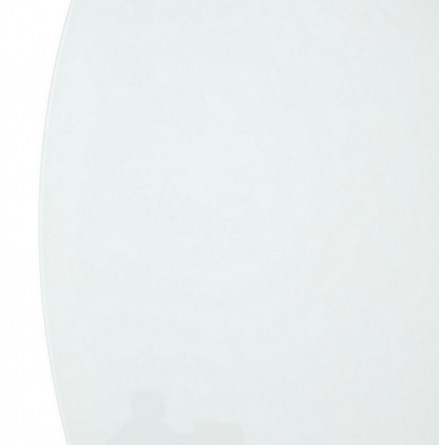 Стол ВЕГА D100 Белый, стекло/ белый каркас М-City