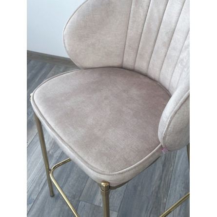 велюр / золотой каркас (H=65) М-City