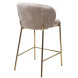 Полубарный стул WENDY VBP-207 античный бежевый, велюр / золотой каркас (H65) М-City Полубарный стул WENDY VBP-207 античный бежевый, велюр / золотой каркас (H65) М-City