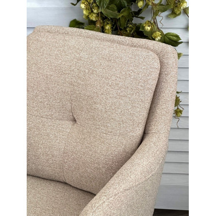 Стул VALLEYS Бежевый Lake-110, ткань / черный каркас / Товарный знак DISAUR