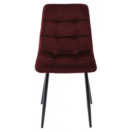 Стул CHILLI G062-36 бургунди, велюр / черный каркас М-City