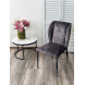 Стул SONDRIO Grey Color-32, велюр / каркас в "чулках", ®DISAUR Стул SONDRIO Grey Color-32, велюр / каркас в "чулках", ®DISAUR