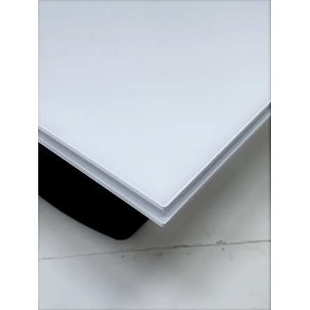 Стол Ниагара 160 Белый, стекло / черный каркас М-City