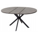 Стол ВЕГА D110 раскладной Бетон Чикаго темно-серый/ черный каркас М-City Стол ВЕГА D110 раскладной Бетон Чикаго темно-серый/ черный каркас М-City