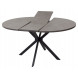 Стол ВЕГА D110 раскладной Бетон Чикаго темно-серый/ черный каркас М-City Стол ВЕГА D110 раскладной Бетон Чикаго темно-серый/ черный каркас М-City
