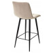 Полубарный стул CHILLI-QB бежевый 5, велюр / черный каркас (H66cm) М-City Полубарный стул CHILLI-QB бежевый 5, велюр / черный каркас (H66cm) М-City