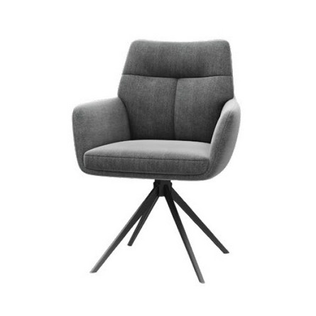 Стул MOON 360 град. поворот. Серый Family-022