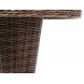 "Леванте" стол круглый из искусственного ротанга, цвет коричневый "Леванте" стол круглый из искусственного ротанга, цвет коричневый