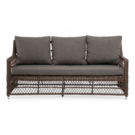 диван трехместный из искусственного ротанга