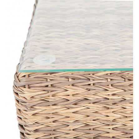 столик журнальный из искусственного ротанга (гиацинт)