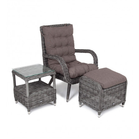 лаунж-зона из искусственного ротанга