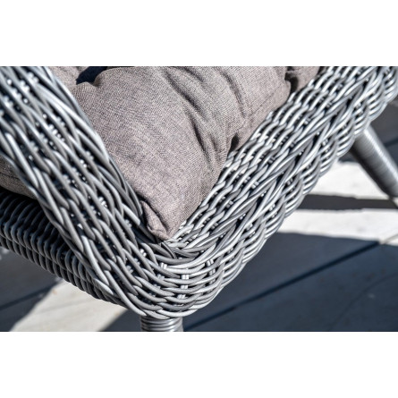 "Толедо" лаунж-зона из искусственного ротанга, цвет графит