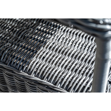 "Толедо" лаунж-зона из искусственного ротанга, цвет графит