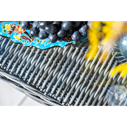 "Толедо" лаунж-зона из искусственного ротанга, цвет графит