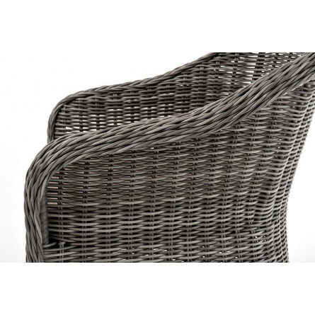 "Эспрессо–80 R" обеденная группа плетеная, цвет графит