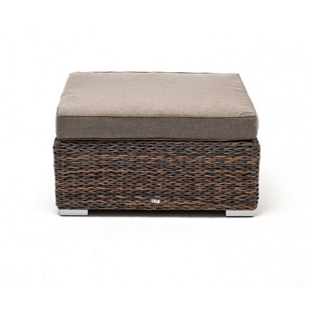 плетеная оттоманка с подушкой (гиацинт)