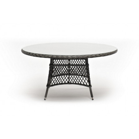 плетеный круглый стол