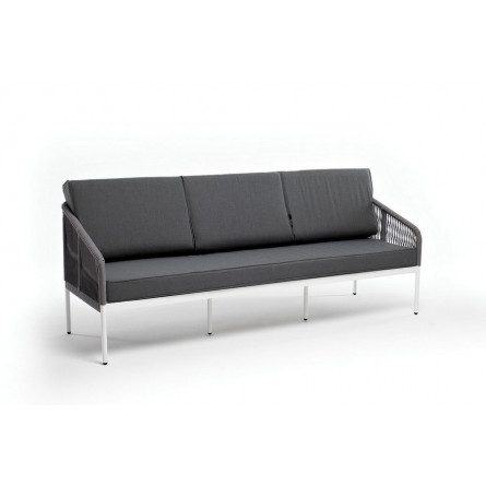 диван 3-местный плетеный из роупа