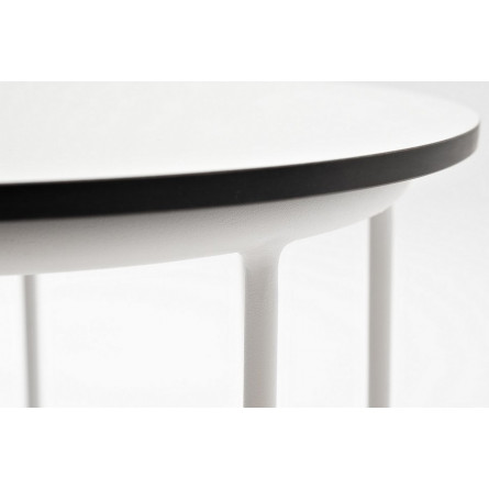 журнальный стол из HPL круглый Ø40 H55