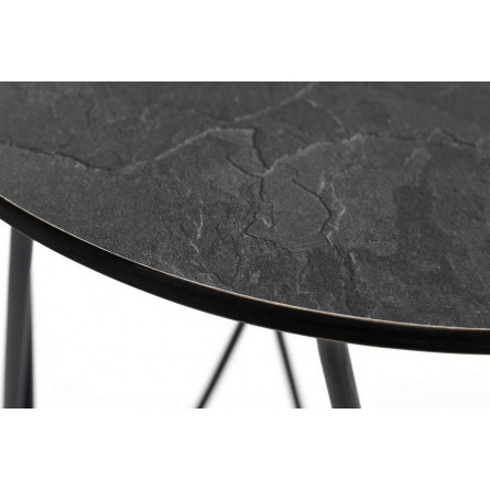 журнальный стол из HPL круглый Ø40 H55