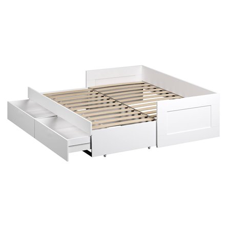 Кушетка БРИМНЭС BRIMNES ИКЕА с 2 ящиками, белый