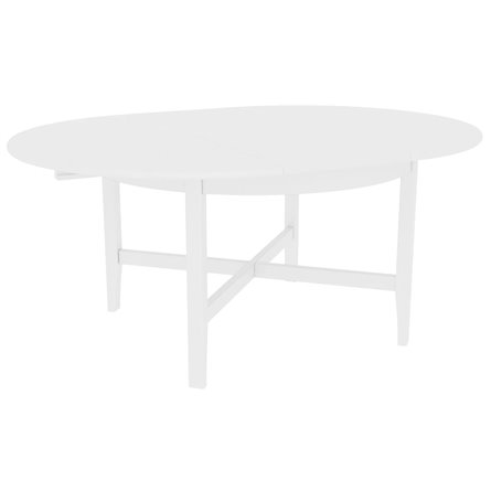 Стол обеденный IKEA Хемнэс раскладной, массив сосны, цвет белый ИКЕА
