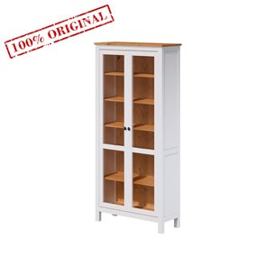 Шкаф-витрина ХЕМНЭС HEMNES 3 ящика ИКЕА