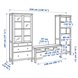 HEMNES ХЕМНЭС, Шкаф для ТВ, комбинация, черно-коричневый/светло-коричневый прозрачное стекло HEMNES ХЕМНЭС, Шкаф для ТВ, комбинация, черно-коричневый/светло-коричневый прозрачное стекло