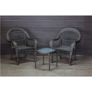 Садовый комплект из искусственного ротанга Мэдисон НЬЮ (Medison NEW) Balcony set с круглым столиком без подушек