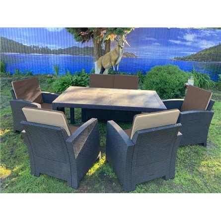 Комплект мебели под искусственный ротанг для...