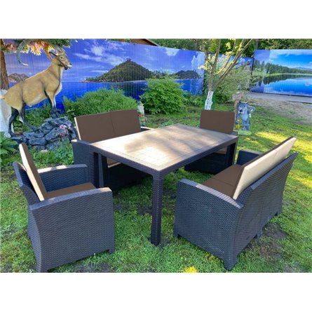 Комплект мебели под искусственный ротанг для...