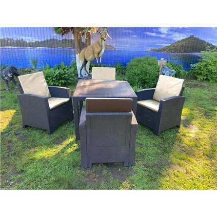 Комплект мебели под искусственный ротанг для...