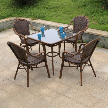 Алюминиевый комплект мебели из искусственного...