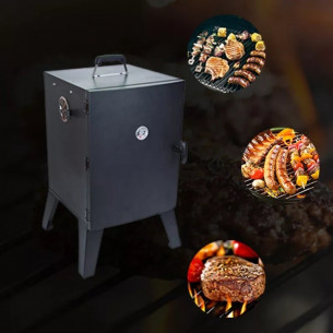 Электрическая Коптильня гриль Vertical Electric Smoker 56 x 49 x 82 см две решетки купить в Москве недорого - интернет магазин I