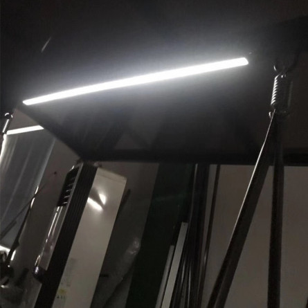 Качели садовые из алюминия Monarch с подсветкой, трехместные